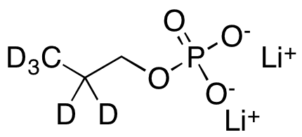 	Lithium Propyl Phosphate-d5 - Chemical structure and product image