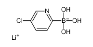 	Lithium (5-chloropyridin-2-yl)trihydroxyborate - Chemical structure and product image