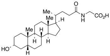 	Lithocholylglycine - Chemical structure and product image