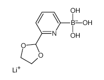 	Lithium (6-(1,3-dioxolan-2-yl)pyridin-2-yl)trihydroxyborate - Chemical structure and product image