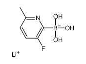 	Lithium (3-fluoro-6-methylpyridin-2-yl)trihydroxyborate - Chemical structure and product image
