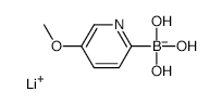 	Lithium (5-methoxypyridin-2-yl)trihydroxyborate - Chemical structure and product image