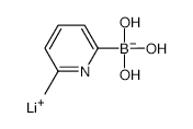 	Lithium trihydroxy(6-methylpyridin-2-yl)borate - Chemical structure and product image