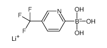 	Lithium trihydroxy(5-(trifluoromethyl)pyridin-2-yl)borate - Chemical structure and product image