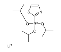 	Lithium triisopropoxy(thiazol-2-yl)borate - Chemical structure and product image