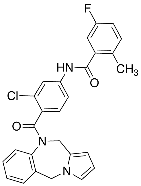 	Lixivaptan - Chemical structure and product image