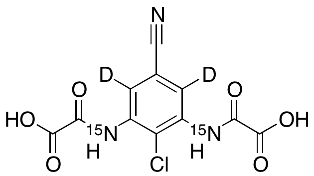 	Lodoxamide-15N2,d2 - Chemical structure and product image