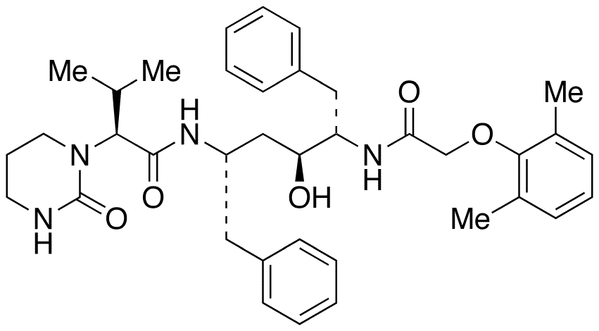 	Lopinavir - Chemical structure and product image