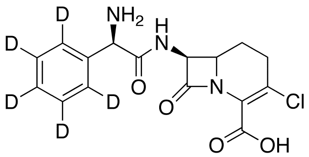 	Loracarbef-d5 - Chemical structure and product image