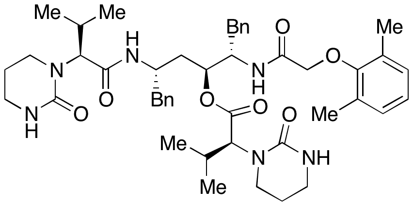 	Lopinavir 4-O-Tetrahydropyrimidin-2-(1H)-onyl-L-valinate - Chemical structure and product image