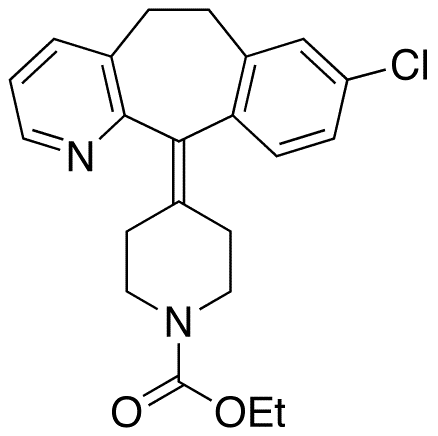 	Loratadine - Chemical structure and product image