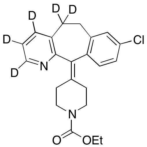	Loratadine-d5 - Chemical structure and product image