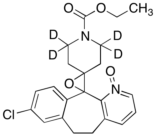 	Loratadine-d4 Epoxide N-Oxide - Chemical structure and product image