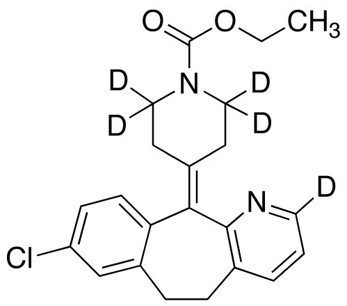 	Loratadine-d5 - Chemical structure and product image