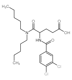 	Lorglumide - Chemical structure and product image