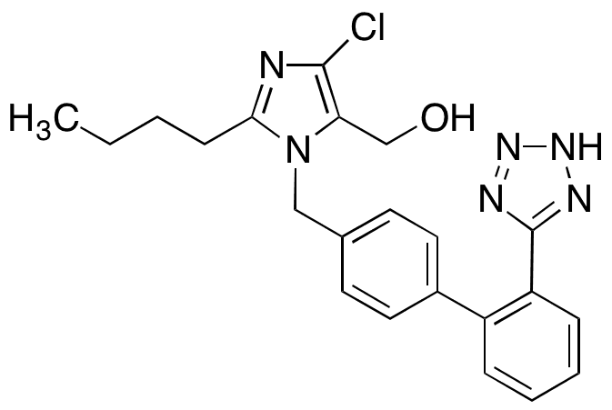 	Losartan - Chemical structure and product image