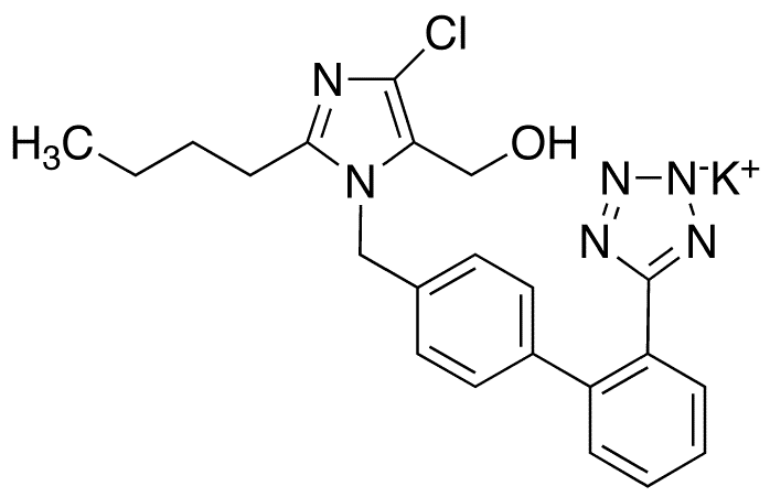 	Losartan Potassium Salt - Chemical structure and product image