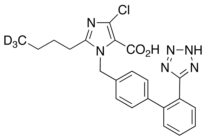 	Losartan-d3 Carboxylic Acid - Chemical structure and product image