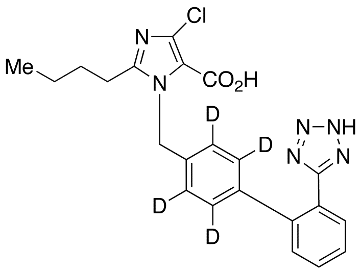 	Losartan-d4 Carboxylic Acid - Chemical structure and product image