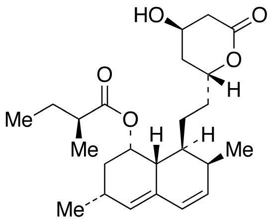 	Lovastatin - Chemical structure and product image