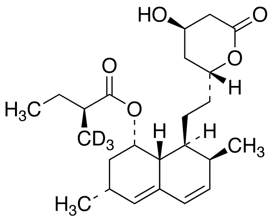 	Lovastatin-d3 - Chemical structure and product image