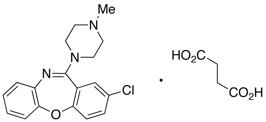 	Loxapine, Succinate - Chemical structure and product image