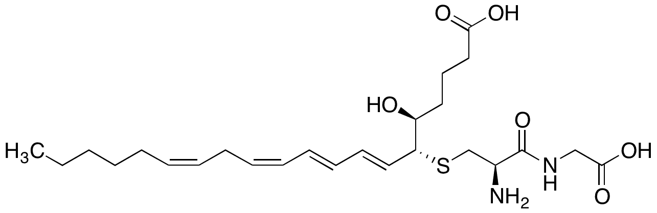 	LTD4 (Leukotriene D4) - Chemical structure and product image