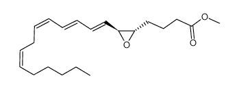 	LTA4 (Leukotriene A4 methyl ester) - Chemical structure and product image