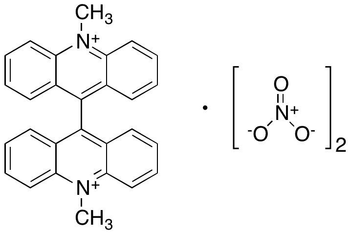 	Lucigenin(bis-N-methylacridiniumnitrate) - Chemical structure and product image
