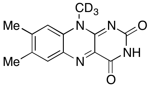 	Lumiflavin-d3 - Chemical structure and product image