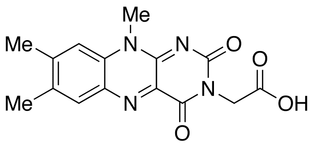 Lumiflavin-3-acetic Acid - Chemical structure and product image