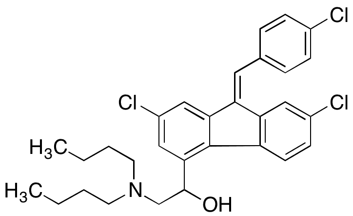 	(9E)-Lumefantrine - Chemical structure and product image