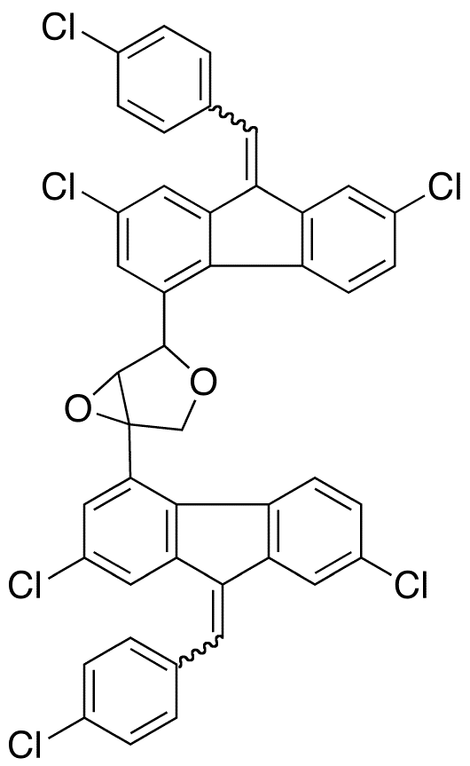 	Lumefantrine 3,4-Epoxytetrahydrofuranyl Dimer(E/Z-Mixture) - Chemical structure and product image