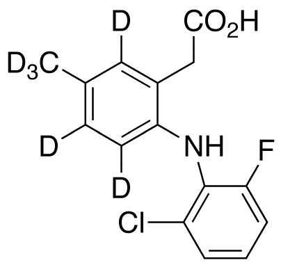 	Lumiracoxib-d6 - Chemical structure and product image