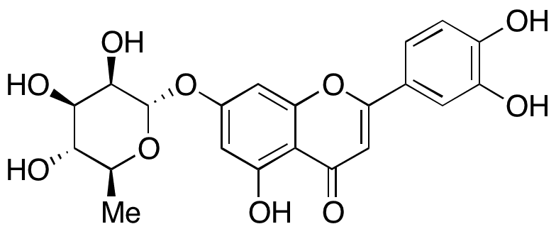 	Luteolin 7-O-alpha-L-Rhamnoside - Chemical structure and product image