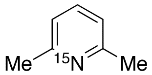 	2,6-Lutidine-15N - Chemical structure and product image