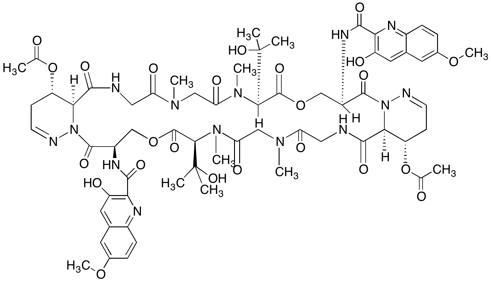 	Luzopeptin A - Chemical structure and product image