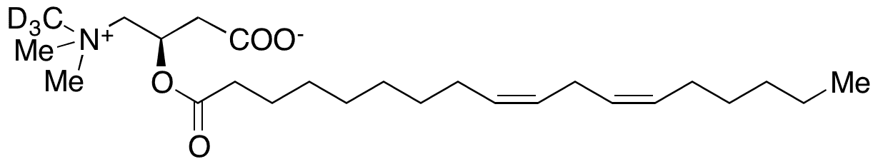 	Linoleoyl Carnitine (N-methyl-D3) - Chemical structure and product image