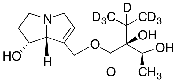	(+)-Lycopsamine-D7 - Chemical structure and product image