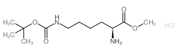 	H-Lys(Boc)OMe hydrochloride - Chemical structure and product image