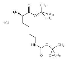 	H-D-Lys(Boc)-OtBu hydrochloride - Chemical structure and product image
