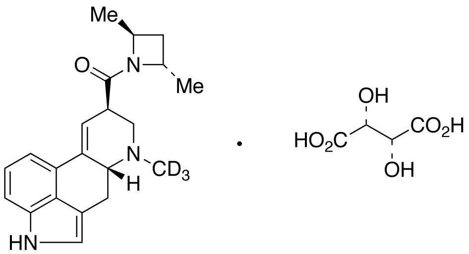 	Lysergic Acid-d3 (2S,4S)-Dimethylazetidine L-Tartrate - Chemical structure and product image