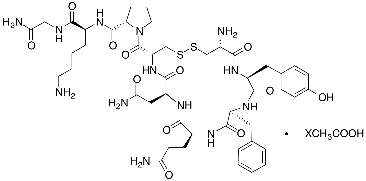 	Lysipressin Acetic Acid Salt - Chemical structure and product image