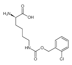 	H-D-Lys(2-cl-z)-oh - Chemical structure and product image