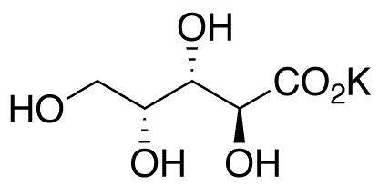 	D-Lyxonic Acid, Potassium Salt - Chemical structure and product image