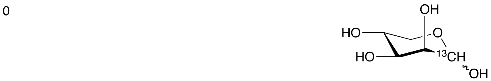 	D-Lyxose-1-13C - Chemical structure and product image