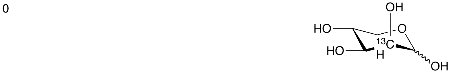 	D-Lyxose-2-13C - Chemical structure and product image