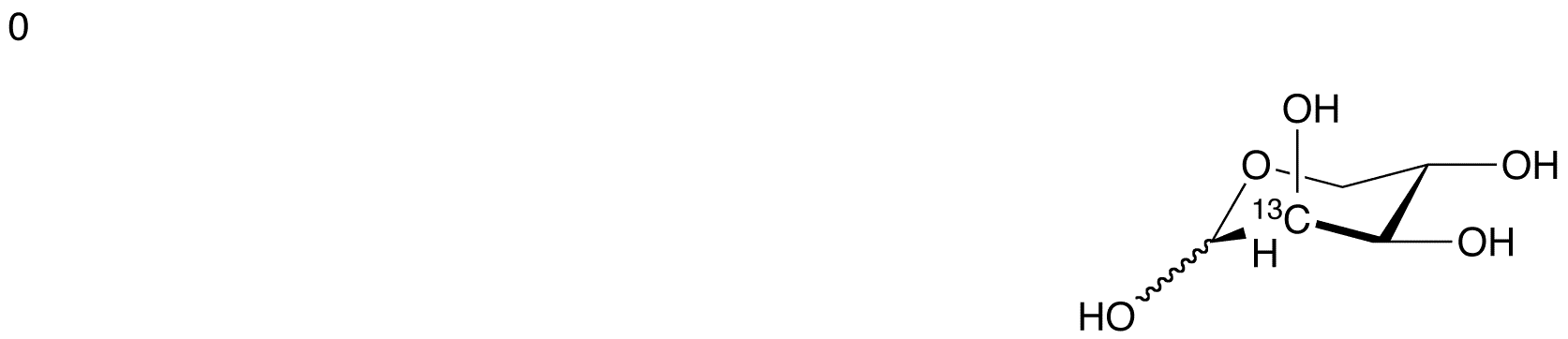 	L-Lyxose-2-13C - Chemical structure and product image