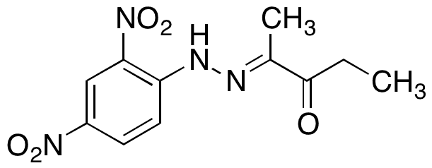 2,3-Pentanedione 2-[2-(2,4-Dinitrophenyl)hydrazone] - Chemical structure and product image