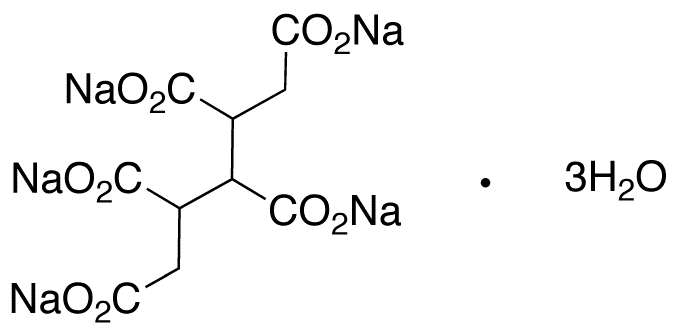 1,2,3,4,5-Pentanepentacarboxylic Acid Sodium Salt Trihydrate - Chemical structure and product image